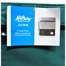 Load image into Gallery viewer, Hilroy 2&quot; Zipper Binder w/Pencil Pouch Green/Black-Liquidation Store
