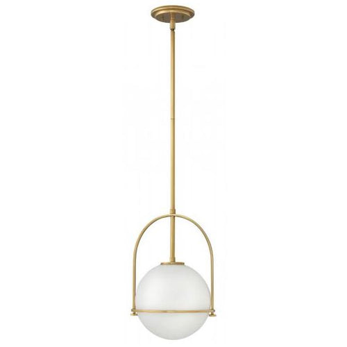 Hinkley Lighting Somerset 1 Light Pendant Pendant, Heritage Brass - 3407hb