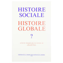 Load image into Gallery viewer, Histoire Sociale, Histoire Globale ? (French) by Charle (Author) Paperback – Jan 1 1993
