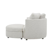 Load image into Gallery viewer, Holley Fabric Accent Chair with Storage Ottoman
