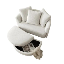Load image into Gallery viewer, Holley Fabric Accent Chair with Storage Ottoman-Fabric Chair-Liquidation Nation
