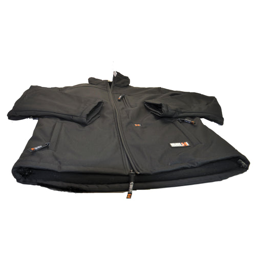 Holmes Workwear High-Visibility Heated Softshell Jacket Black XL