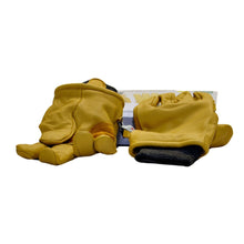 Load image into Gallery viewer, Holmes Workwear Water-Resist 2 pk Winter Leather Glove L - Yellow-Liquidation Store
