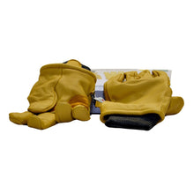 Load image into Gallery viewer, Holmes Workwear Water-Resist 2 pk Winter Leather Gloves M - Yellow-Liquidation
