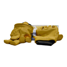 Load image into Gallery viewer, Holmes Workwear Water-Resistant 2 pk Winter Leather Gloves XL - Yellow
