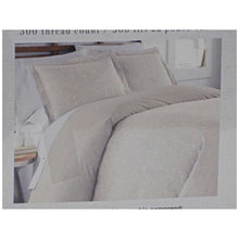 Load image into Gallery viewer, Home+Life Duvet Set Akua Gold-Tone Diamond Print - King
