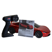 Load image into Gallery viewer, Hot Wheels Tesla Roadster RC Car Red Ages 8+
