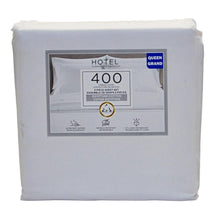 Load image into Gallery viewer, Hotel Signature Sateen Egyptian Cotton 6 Pc Sheet Set Queen - Bright White
