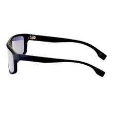 Load image into Gallery viewer, Hugo Boss Men&#39;s BOSS Rectangle Sunglasses - Black/Silver Flash

