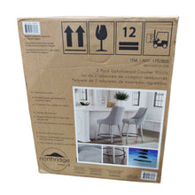 Load image into Gallery viewer, Huxton Counter Stool 2 Pack Grey
