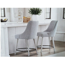 Load image into Gallery viewer, Huxton Counter Stool 2 Pack Grey
