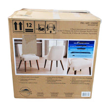 Load image into Gallery viewer, Huxton Dining Chair 2 Pack Brown
