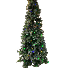 Load image into Gallery viewer, Pre Lit Glittery Bristle Pine Slim Tree-Liquidation Store
