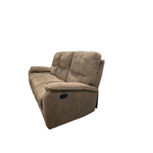 Load image into Gallery viewer, Barcalounger Fabric Reclining Sofa Brown
