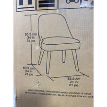 Load image into Gallery viewer, Northridge Home Dining Chair 2 Pack Brown

