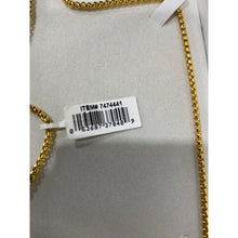 Load image into Gallery viewer, High Polish and Diamond Cut Round Box Chain in Yellow 18K Gold
