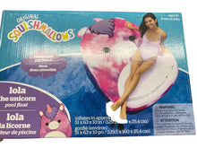 Load image into Gallery viewer, BigMouth Squishmallows lola the unicorn Fabric Floatie
