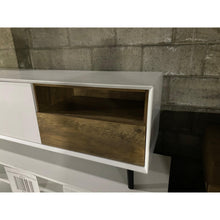Load image into Gallery viewer, Alga TV Stand - White &amp; Walnut Brown-Liquidation Store
