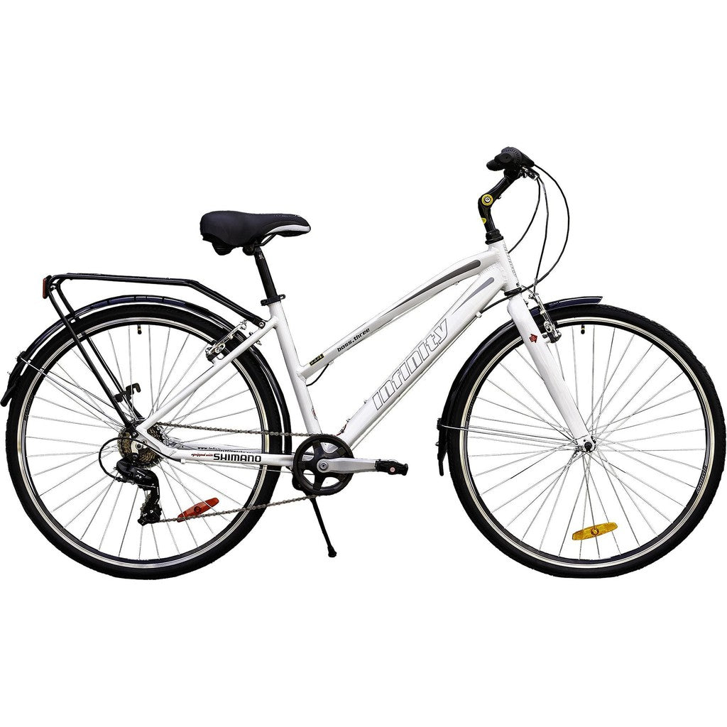 Infinity Boss.three 7 Speed 700c Ladies Comfort Bike - White ...