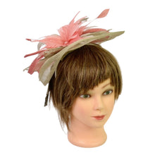 Load image into Gallery viewer, Jacques Vert Women&#39;s Flower Fascinator Headband Peach
