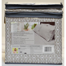 Load image into Gallery viewer, Jennifer Adams The Eternal Collection Microfiber 6-Pc Sheet Set - Queen - Beige/White

