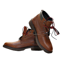 Load image into Gallery viewer, Johnston &amp; Murphy Men&#39;s Kipton Plain Toe Boots - Dark Tan 11 ½ M
