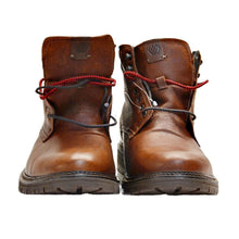 Load image into Gallery viewer, Johnston &amp; Murphy Men&#39;s Kipton Plain Toe Boots - Dark Tan 11 ½ M
