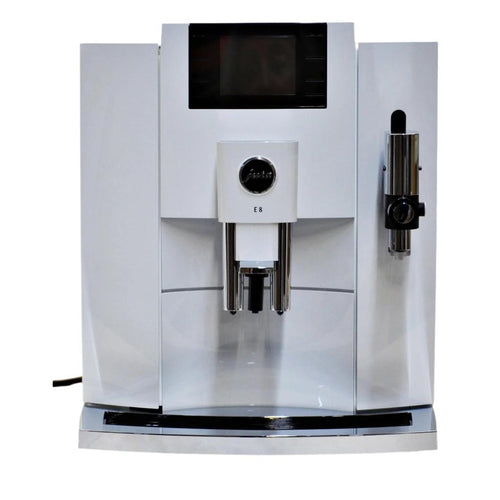 Jura E8 Automatic Espresso Machine Model 15422 Piano White