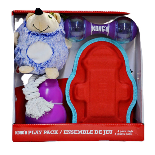 KONG Play Pack Dog Toys - 4-pack
