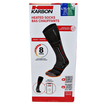 Load image into Gallery viewer, Karbon Heated Socks Unisex includes 2-Lithium Polymer Batteries L/XL
