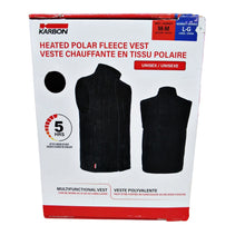Load image into Gallery viewer, Karbon Heated Vest Black with Lithium Polymer Battery Black M/L
