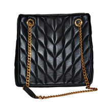Load image into Gallery viewer, Karl Lagerfeld Paris Women&#39;s Lafayette Quilted Shoulder Bag Black
