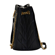 Load image into Gallery viewer, Karl Lagerfeld Paris Women&#39;s Lafayette Quilted Shoulder Bag Black
