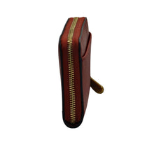 Load image into Gallery viewer, Karl Lagerfeld Paris Women&#39;s Leather Zip Around Wallet Red-Liquidation Store
