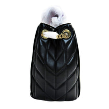 Load image into Gallery viewer, Karl Lagerfeld Women&#39;s Lafayette Quilted Shoulder Bag Black
