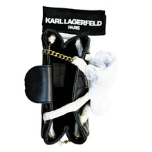 Load image into Gallery viewer, Karl Lagerfeld Women&#39;s Lafayette Quilted Shoulder Bag Black
