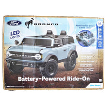 Load image into Gallery viewer, Kid Trax Classic 12Volt Ford Bronco Ride-On - Grey
