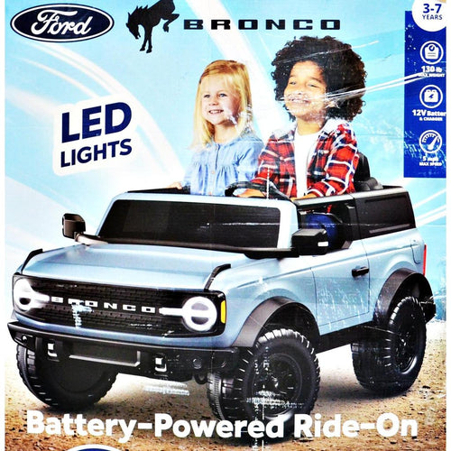 Kid Trax Classic 12Volt Ford Bronco Ride-On - Grey