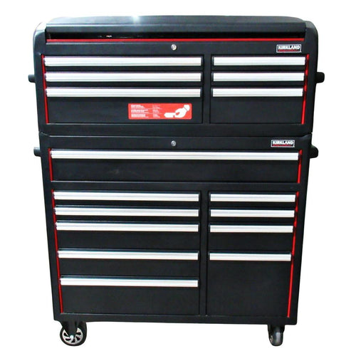 Kirkland Signature 43-in. 16-drawer Top Chest and Cabinet Combo
