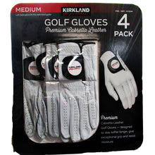 Load image into Gallery viewer, Kirkland Signature Cabretta Leather Golf Gloves 4-pack Right
