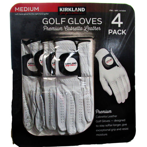 Kirkland Signature Cabretta Leather Golf Gloves 4-pack Right