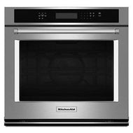 KitchenAid 30-inch 5.0 cu. ft. Single Electric Wall Oven w/ Convection KOSE500ESS