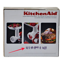 Load image into Gallery viewer, KitchenAid Food Grinder Attachment White
