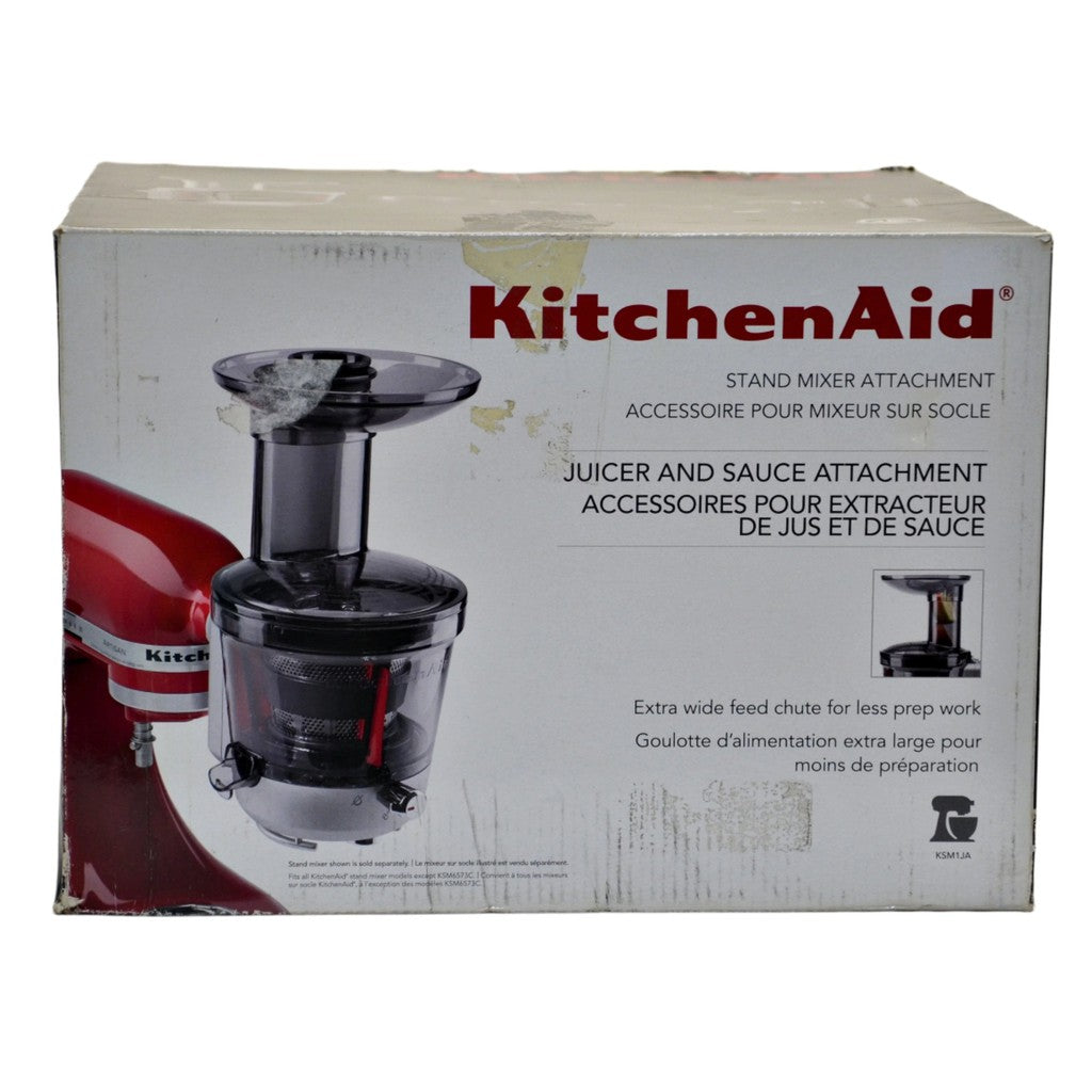 Kitchenaid ksm1ja masticating juicer and sauce attachment best sale