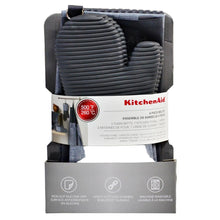 Load image into Gallery viewer, Kitchenaid BBQ Oven Mitts, Kitchen Towel, Apron Set
