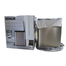 Load image into Gallery viewer, Kohler 6L Stainless Steel Step Trash Bin 2 Pack Used
