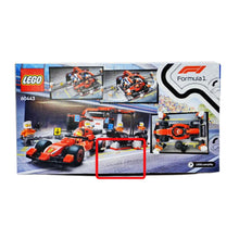 Load image into Gallery viewer, LEGO 60443 City Formula 1 F1 Pit Stop with Ferrari Car Building Set 322 pcs
