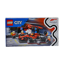 Load image into Gallery viewer, LEGO 60443 City Formula 1 F1 Pit Stop with Ferrari Car Building Set 322 pcs
