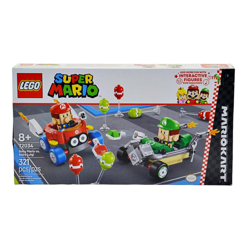 LEGO 72034 Super Mario Kart Baby, Mario Vs. Baby Luigi 321 pcs