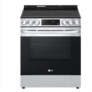 LG 30 in 6.3 cu ft.Electric Slide in Smart Wi-Fi Range with Air Fry LSEL6333F
